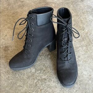 Timberland Women's Black Heeled Boots